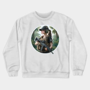 Tactical Girl Crewneck Sweatshirt